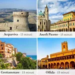 Bed & Breakfast In An 1800s Frescoed With Panoramic Solarium And Historic Park - Mastrangelo Colli del Tronto